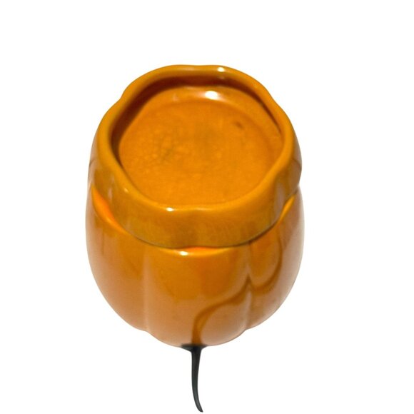 Ceramic Pumpkin Electric Wax Warmer Jack-O-Lantern Design - Picture 6 of 9